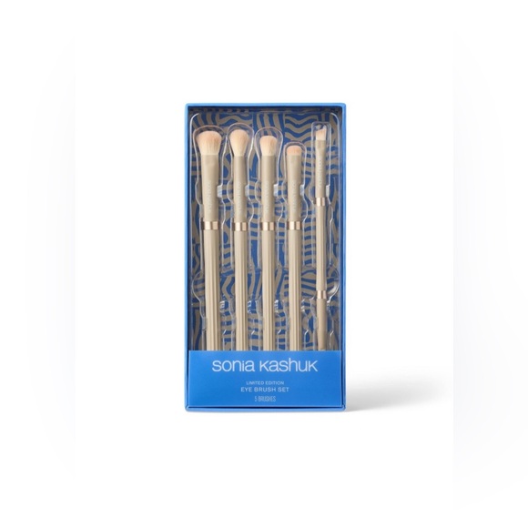 Sonia Kashuk Limited Edition Ribbed Eye Makeup Brush Set - Picture 1 of 3